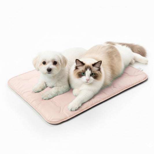 DORMORA Cooling Pet Mat – Dog or Cat Cool & Comfy, Soft Breathable Self-Cooling Pad, Pet-Safe, Durable, Perfect for Hot Weather, Naps, Crates, Cars, Couch, Washable & Easy to Take Anywhere