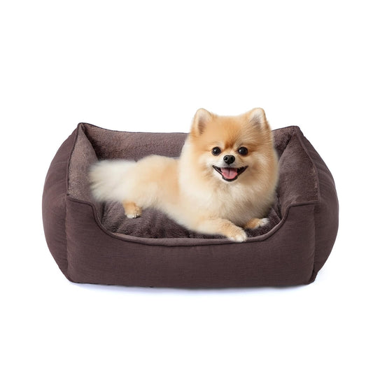 Makigued Medium Orthopedic Dog Bed with Memory Foam Waterproof Liner Dog Sofa Couch with Removable Washable Cover