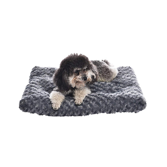Amazon Basics Machine Washable Plush Dog Pet Bed Pad