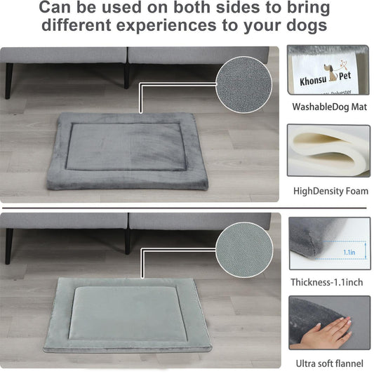 KHONSU PET Dog Bed Mat for Crate