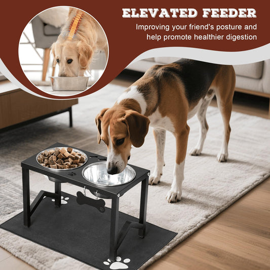 Metal Elevated Dog Bowls