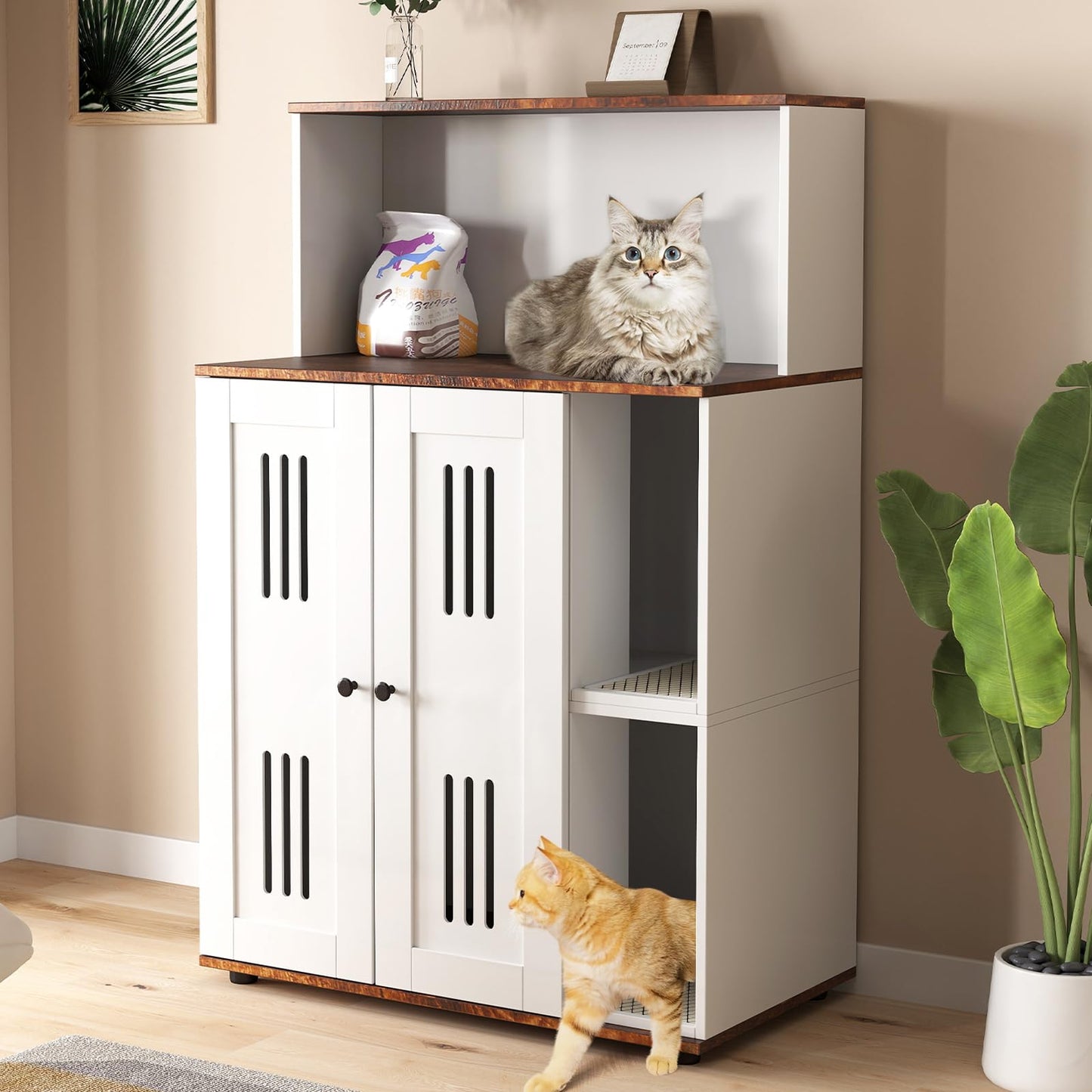 Yafylly Litter Box Enclosure