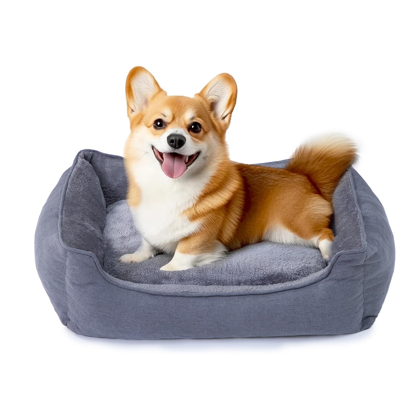 Makigued Medium Orthopedic Dog Bed with Memory Foam Waterproof Liner Dog Sofa Couch with Removable Washable Cover
