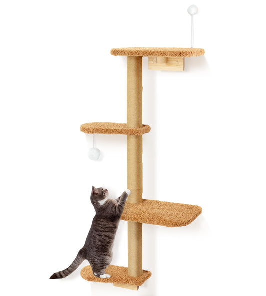 Tall cat Tree Wall Mounted