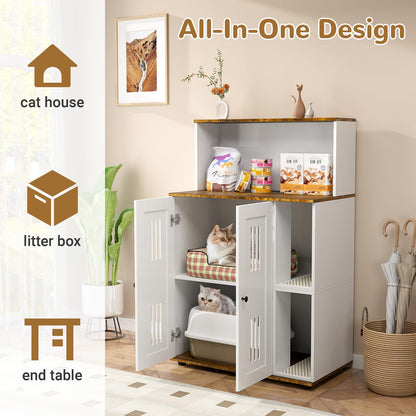 Yafylly Litter Box Enclosure