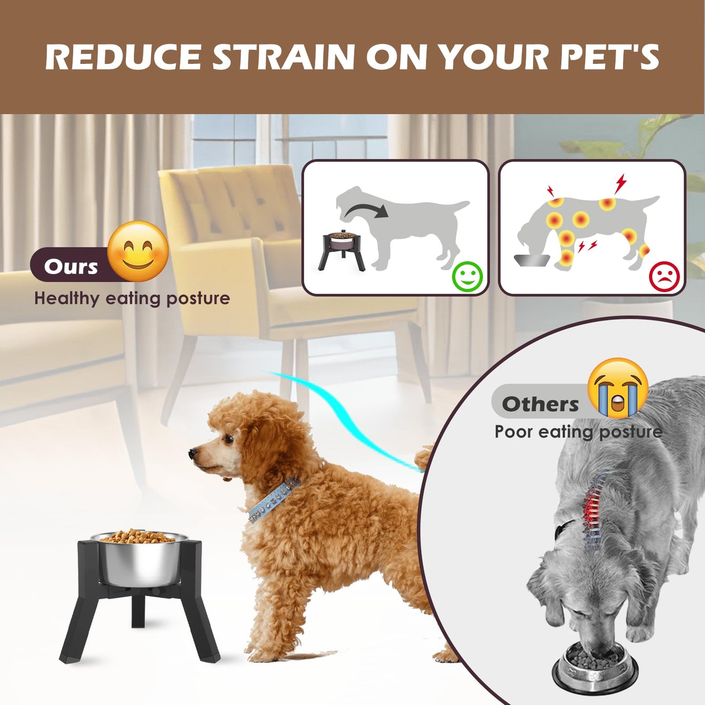 TIDANT Dog Bowl Stand