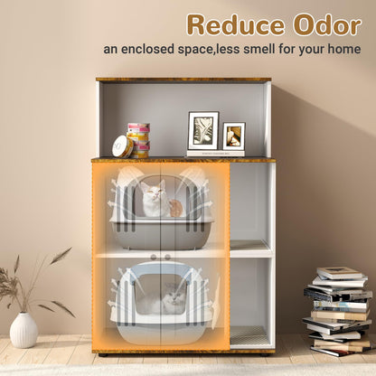 Yafylly Litter Box Enclosure