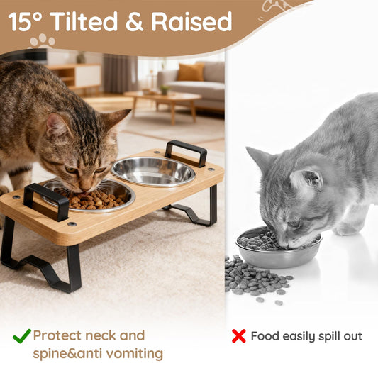 Elevated Cat Bowls